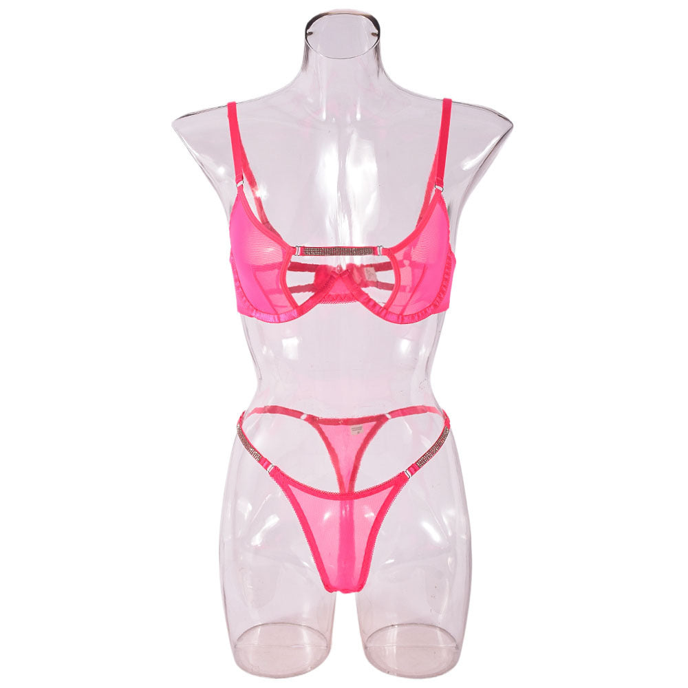 Lingerie Sexy Crotchless Sheer