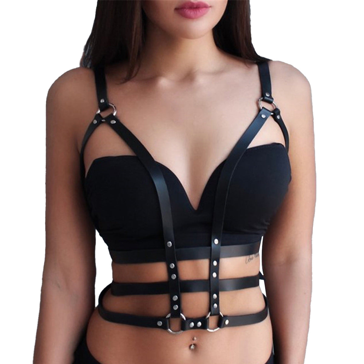 Bdsm Harness Cage Bra