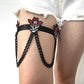 Wife Garter Leg Harness Naughty Anime Lingerie Bondage Harness