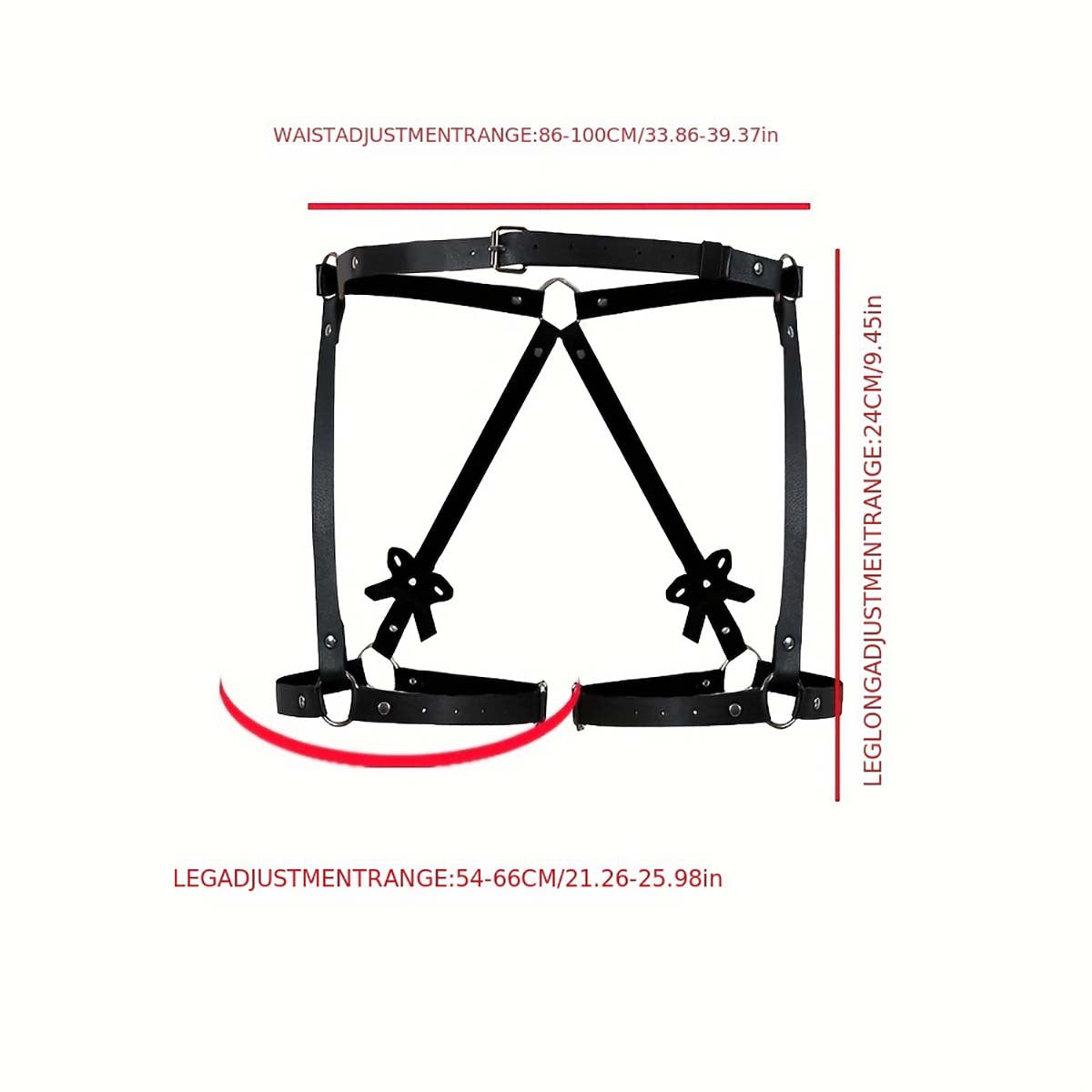 Leg Harness Leather Bondage Female