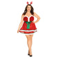 Plus Size Slutty Sexy Female Christmas Costumes Hot Lingerie Anime Dress Revealing