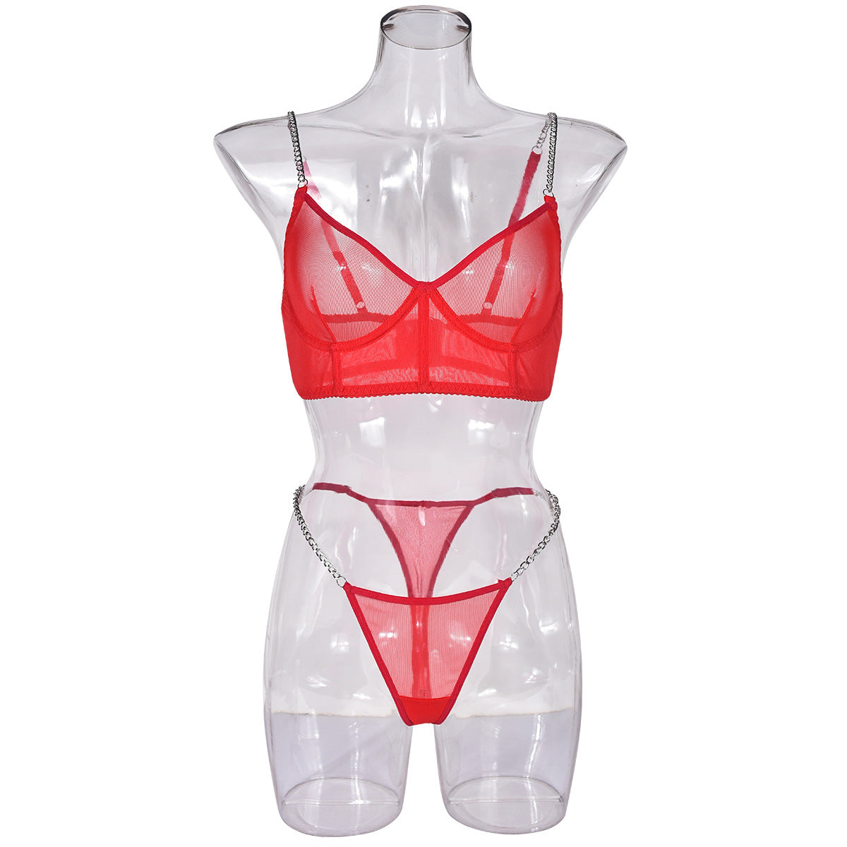 Latina Sheer See Through Lingerie Set Nasty Bra & Panty