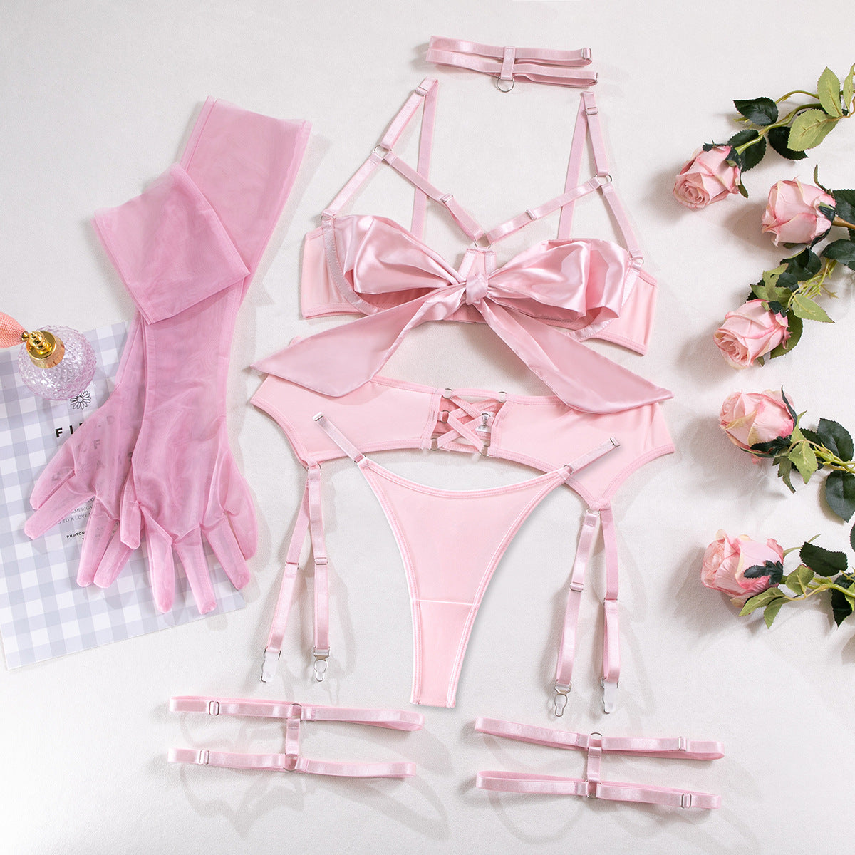 Bow Harness Lingerie