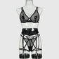 Intimate bdsm harness lingerie Set Sexy Bra & Panty Latina