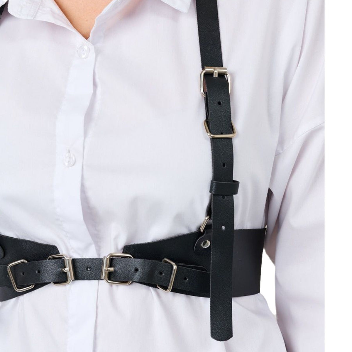 Leather Body Harness Belt