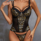 Busty Corset Cougar Lingerie Set