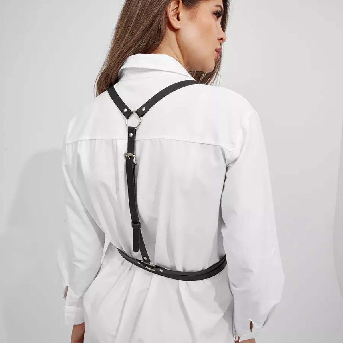 Womens Leather Harness Belts Fashion