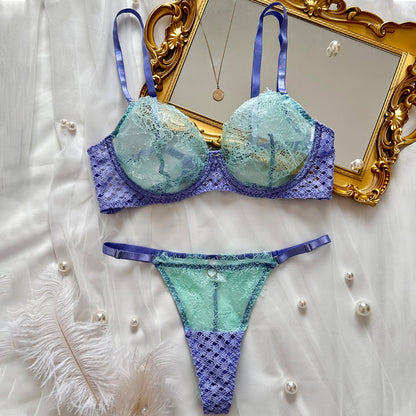 Lace Light Blue Lingerie Uncensored