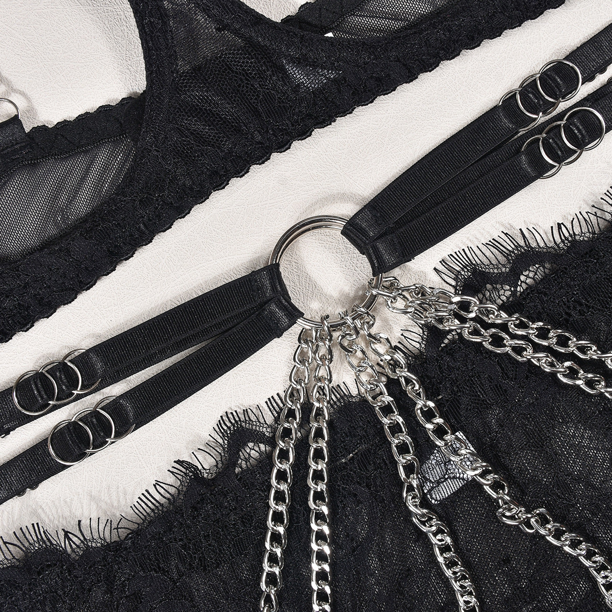Sheer Cupless Lingerie
