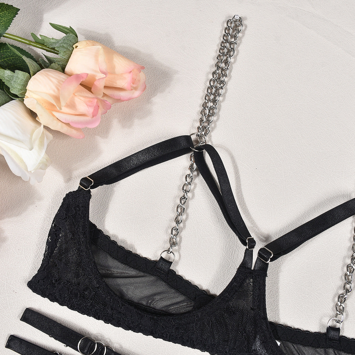 Sheer Cupless Lingerie
