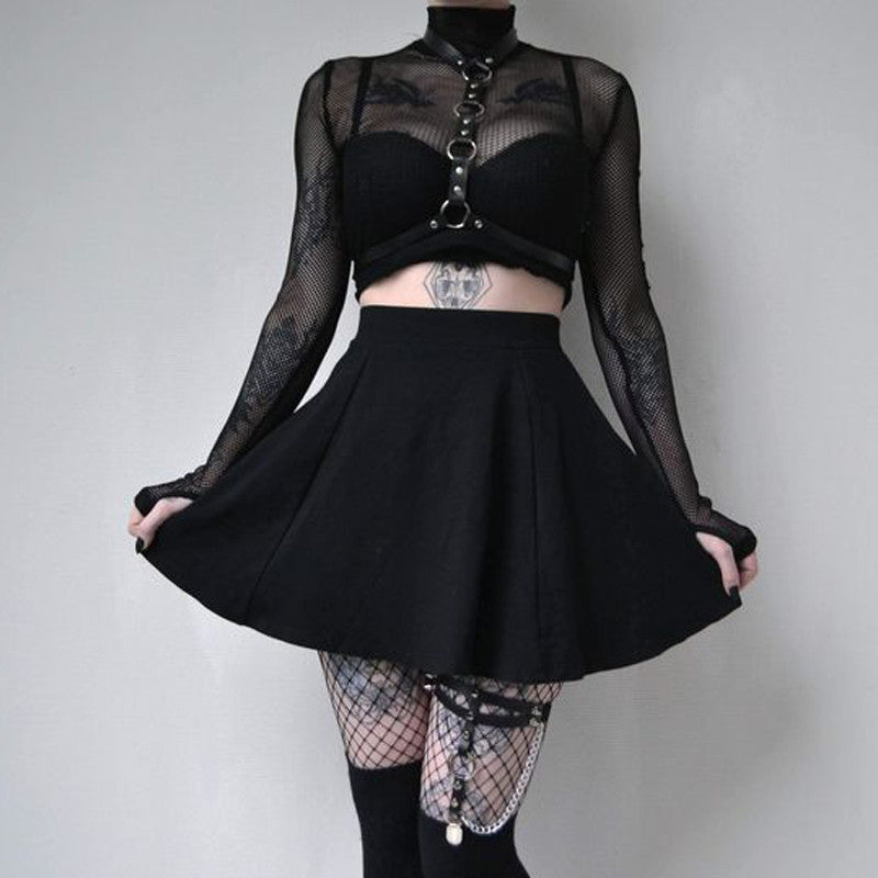 Leather Chest Harness For Women