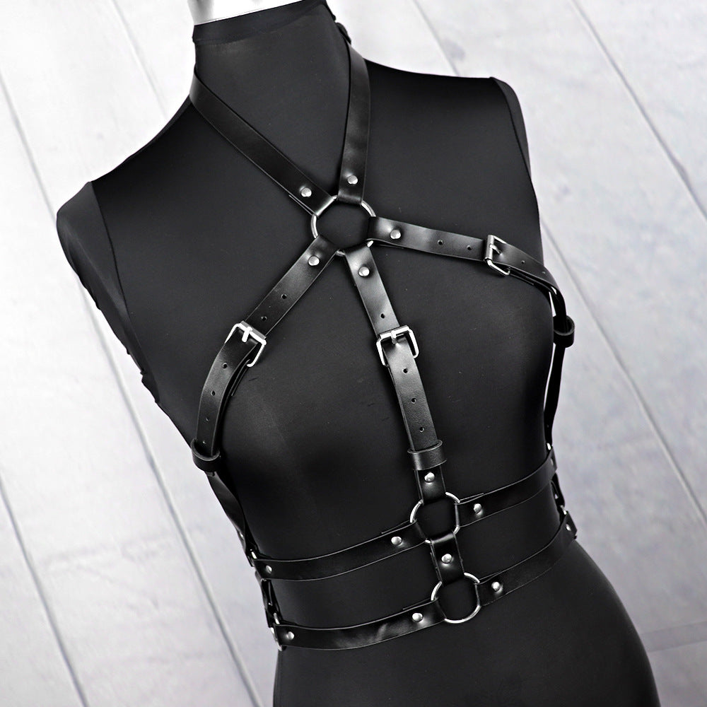 Bondage Leather Chest Harness