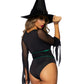 Intimate Sexy Halloween Costumes Witch Revealing Lingerie Anime Bodysuit