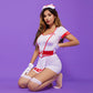 Latina Sexy Nurse And Doctor Costumes Lingerie Role Playing Dress Submissive