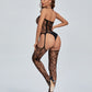 Latina Sexy Bodystocking Women  Shear Lingerie Mesh Bodysuit