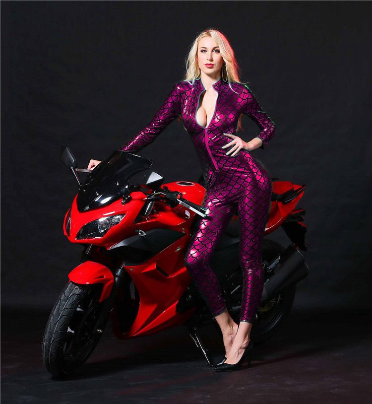 Green Vinyl Bodysuit