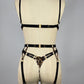 Cougar Lingerie Set Intimate with Garter Belt