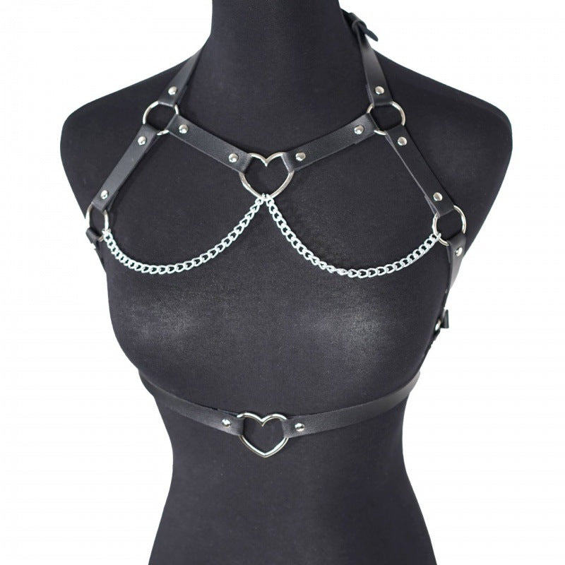 Leather Harness Bralet