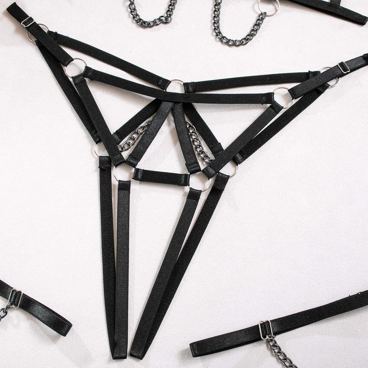 Crotchless Harness Lingerie