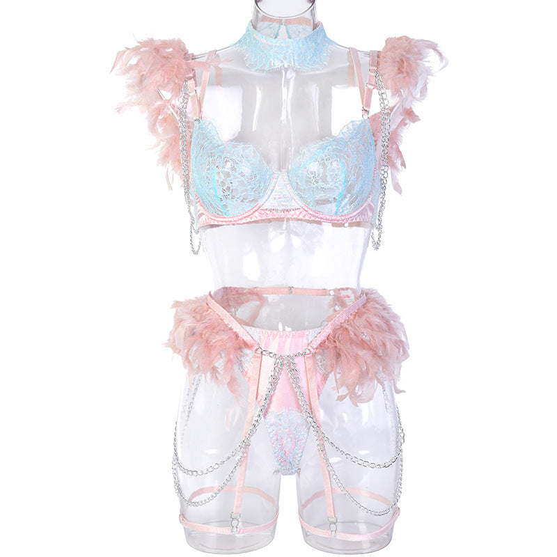 Hot Sheer Lace Lingerie Set Extreme Bra & Panty