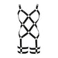 Sex Black Bodysuit Strapy Body Harness Lingerie White Teddy