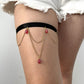 White Leg Harness Garter Strapy Bdsm Harness Lingerie