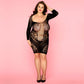 Plus Size Nasty Mesh Lingerie Intimate Dress Slutty