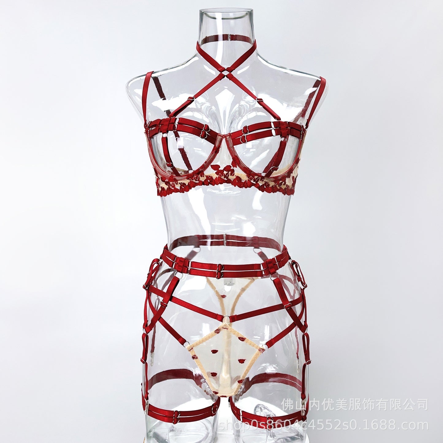 Red Harness Lingerie