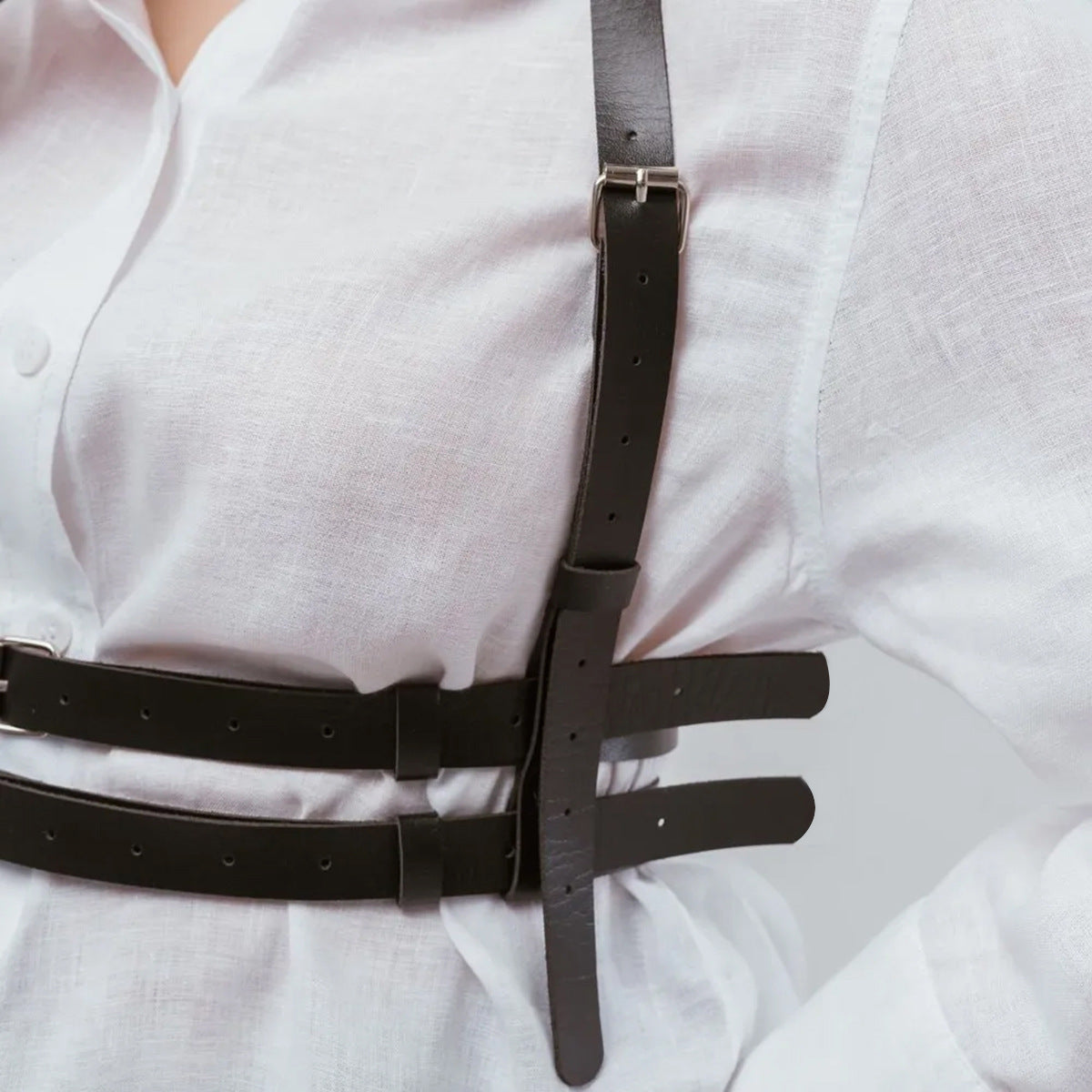 Leather Belt Body Harness