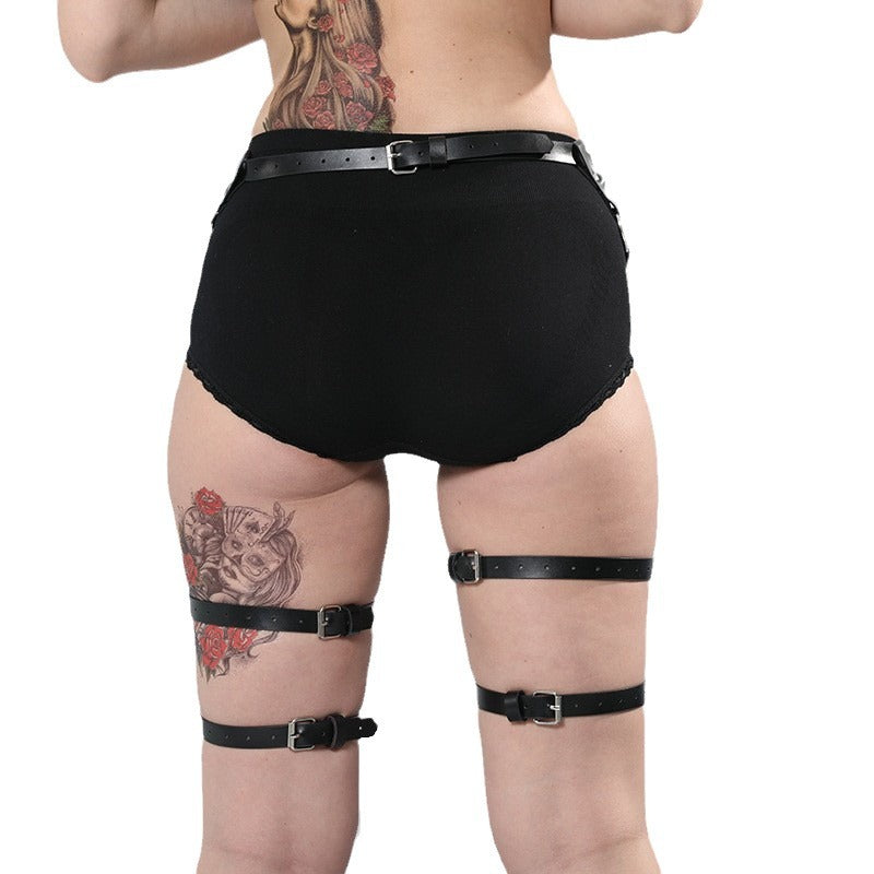 Leg Garters With Straps
