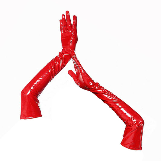 Latex Bdsm Gloves Long