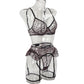 Sheer Lingerie Cougar Set