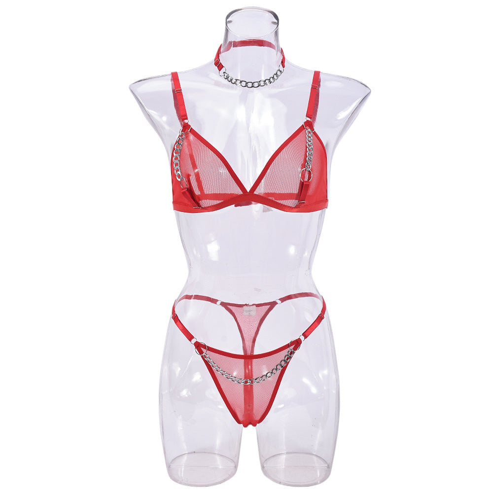 Lingerie Strap Micro Bikini Sheer