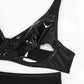 Kinky Faux Leather Lingerie Set Naughty Bra & Panty Slutty