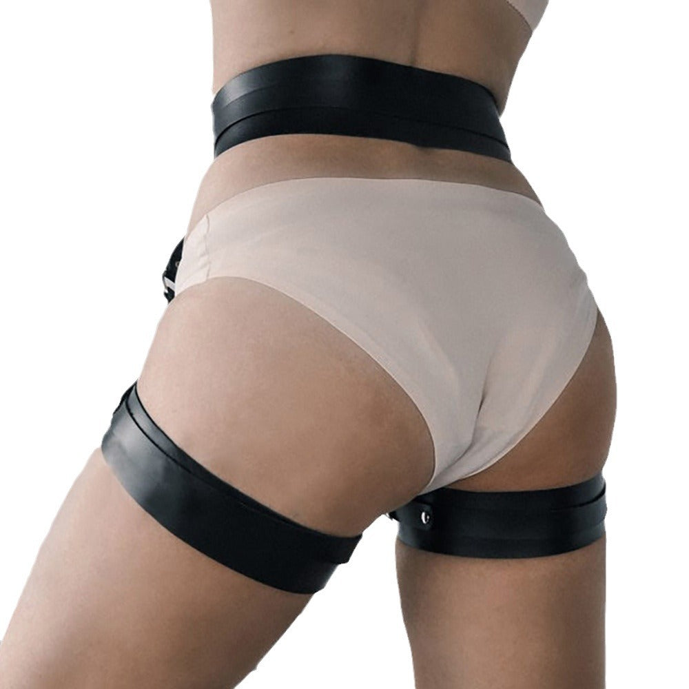 Pink Thigh Harness
