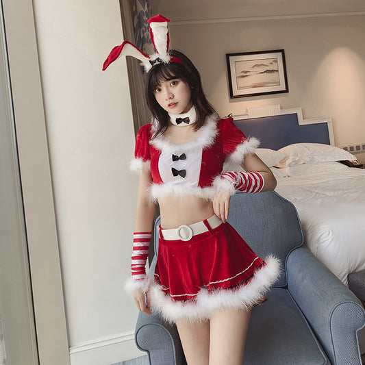 Nasty Christmas Costumes Sexy Hot Lingerie Cosplay Dress Intimate