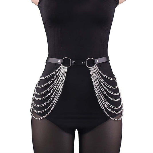 Harness Waist Belt with Chains