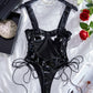 Intimate Open Back Bodysuit Extreme Latex Lingerie Kinky Teddy