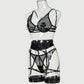 Intimate bdsm harness lingerie Set Sexy Bra & Panty Latina