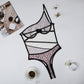 Pink Cougar Lingerie Open Back Bodysuit