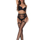 Wife Crotchless Fishnet Tights Submissive Pantyhose