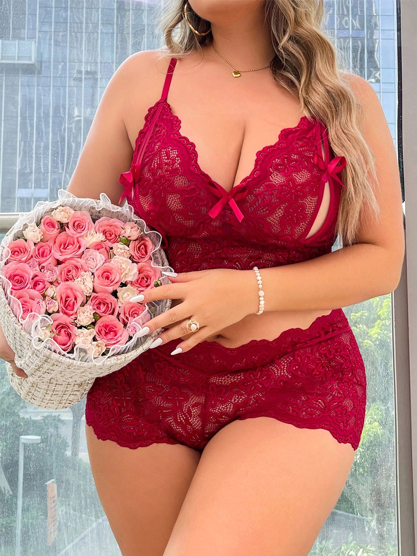 Plus Size Lingerie Sheer
