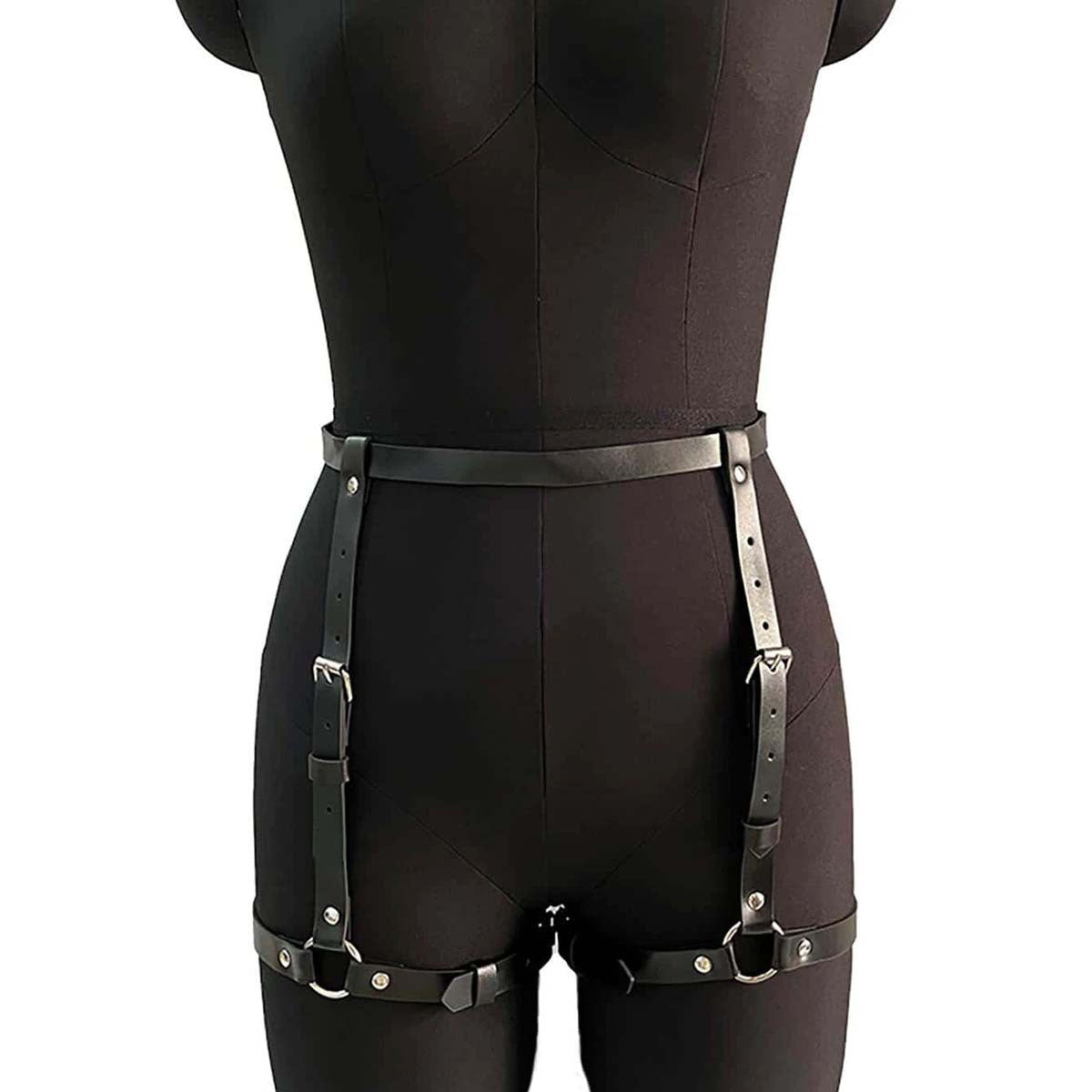 Leather Thigh Harness Female