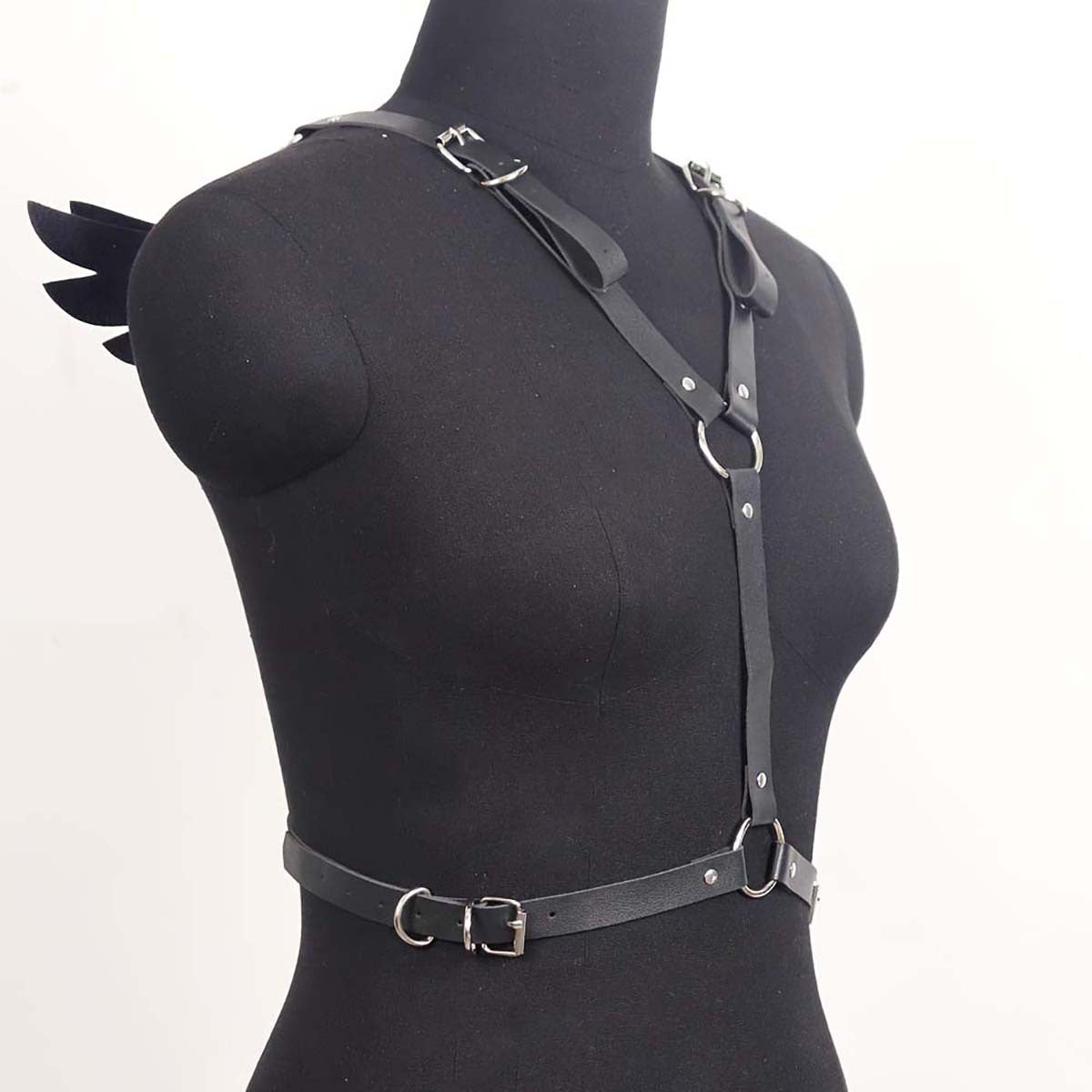 Leather Harness Bralette
