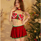 Nasty Christmas Costume Sexy Extreme Lingerie Role Play Dress