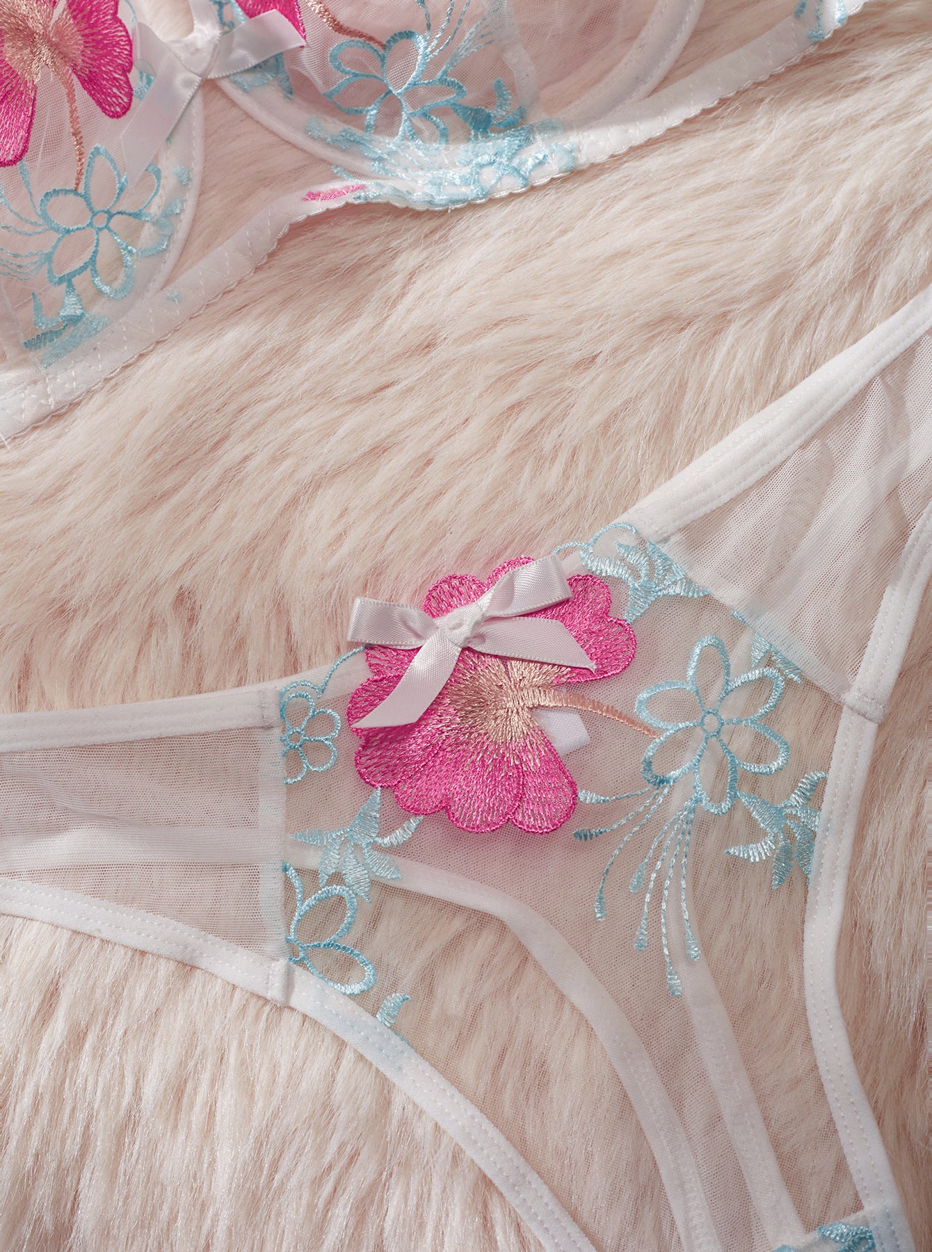 Sheer Sexy Lingerie Panties Bra
