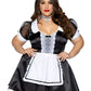 Plus Size Revealing Sexy Milk Maid Costume Latina Lingerie Anime Dress Nasty