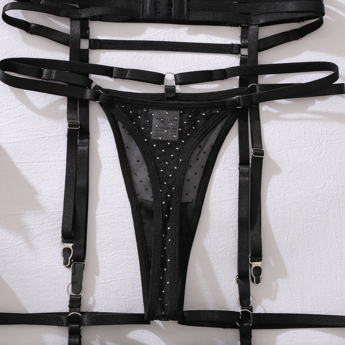 Harness Lace Garter Lingerie Set