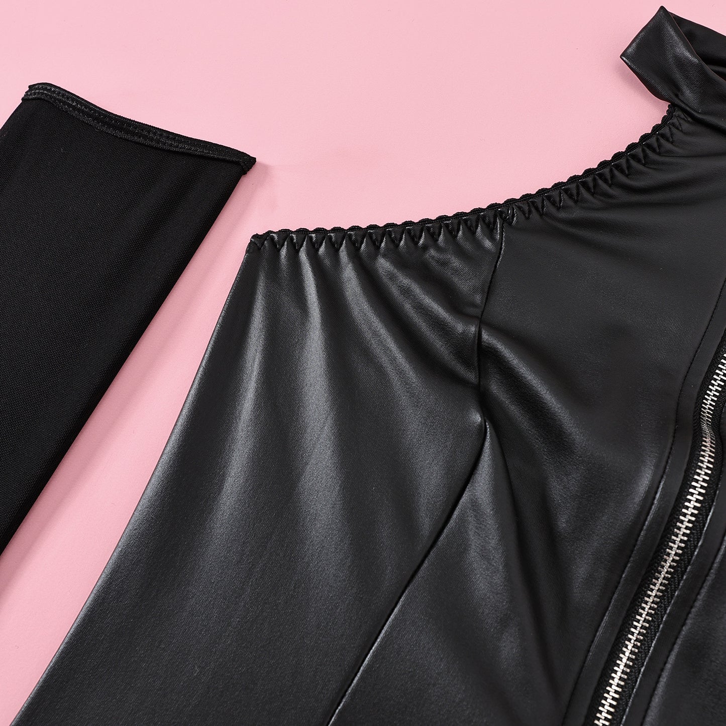 Leather Unitard