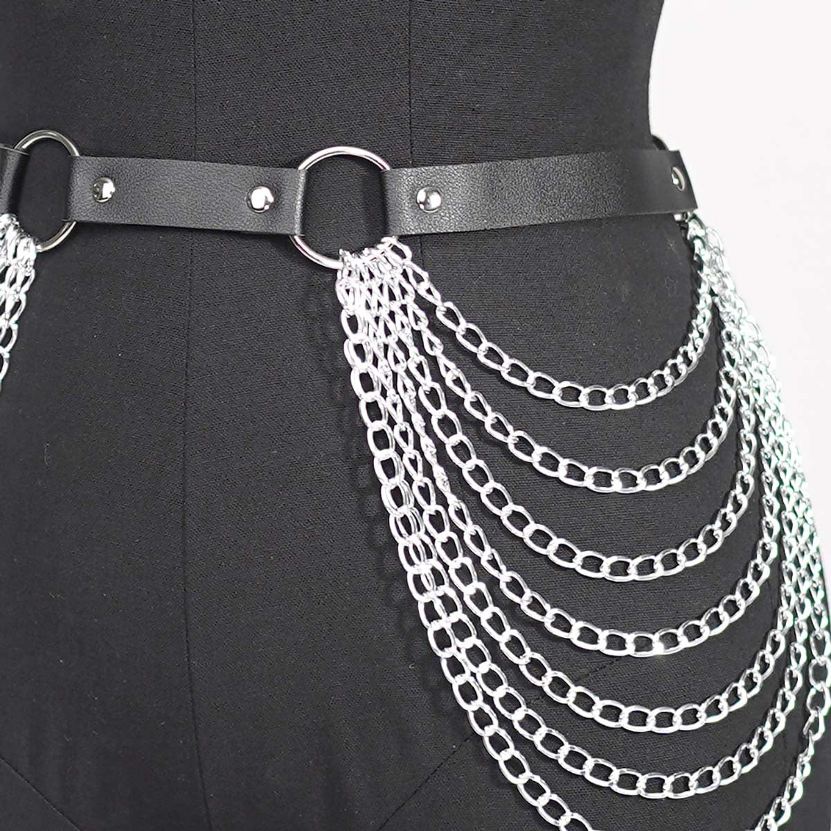 Harness Waist Belt with Chains